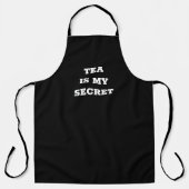 Tablier Le thé est mon secret (Recto)