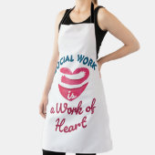 Tablier Le travail social est un travail de coeur Travaill (Insitu)