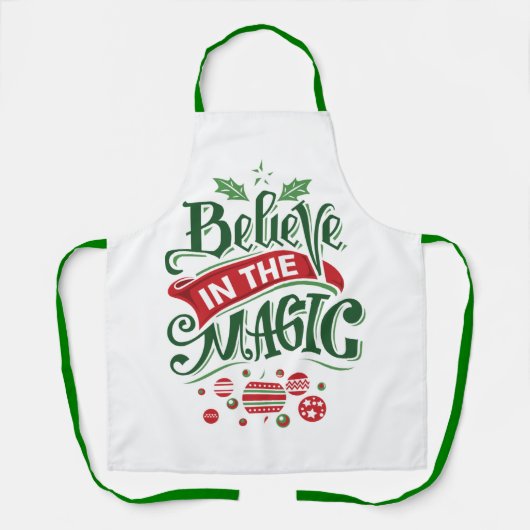 Tablier Le Typographe du Magic Christmas (Recto)