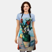 Tablier Le Vase des Tulipes, Paul Cezanne (Porté)