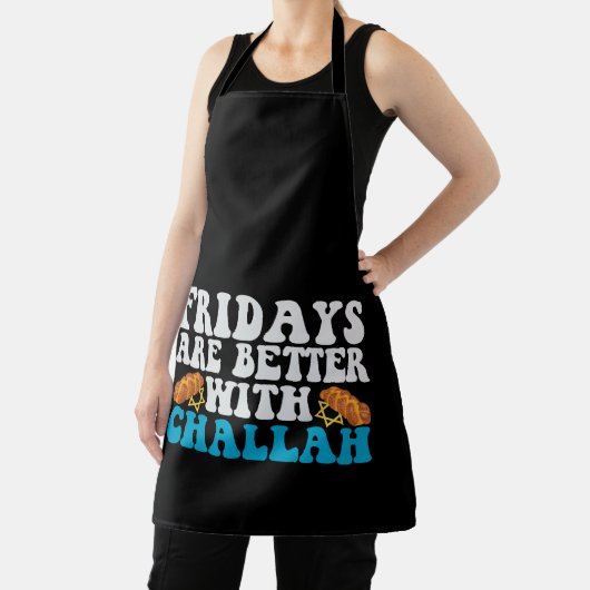 Tablier Le Vendredi Est Mieux Avec Challah Funny Hanoukka (Insitu)