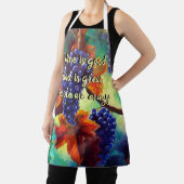 Tablier Le vin est bon (Insitu)