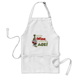 Tablier Le vin s'améliorent avec l'âge