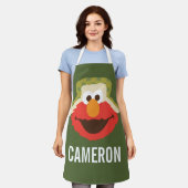 Tablier Le visage d'Elmo Woodland | Ajouter Votre Nom (Porté)
