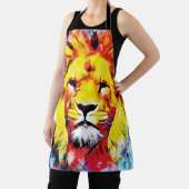 Tablier Le visage du lion (Insitu)