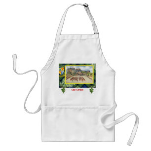 Tablier L'Ecosse vintage, clan Gordon