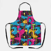 Tablier Lecteurs de peinture Abstraits colorés (1) (Recto)