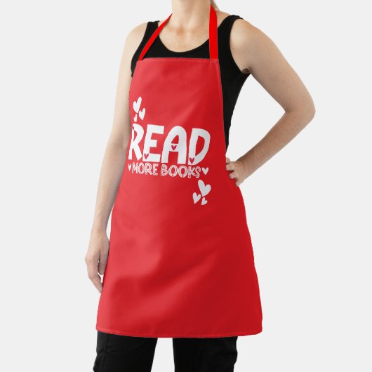 Tablier Lecture Livres amour (Insitu)