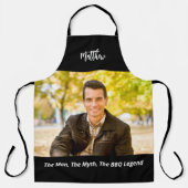 Tablier légende barbecue homme mythe nom photo (Recto)