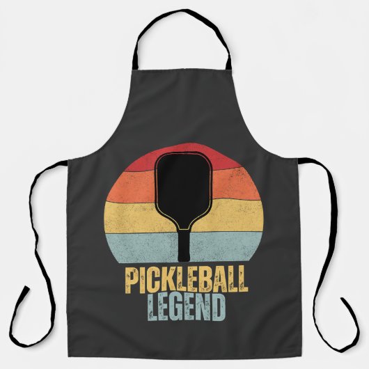 Tablier Légende drôle de Pickleball (Recto)