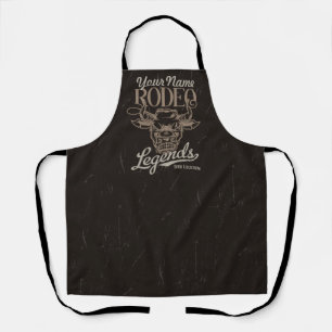 Tablier Légendes personnalisées du rodéo Old West Steer Ro