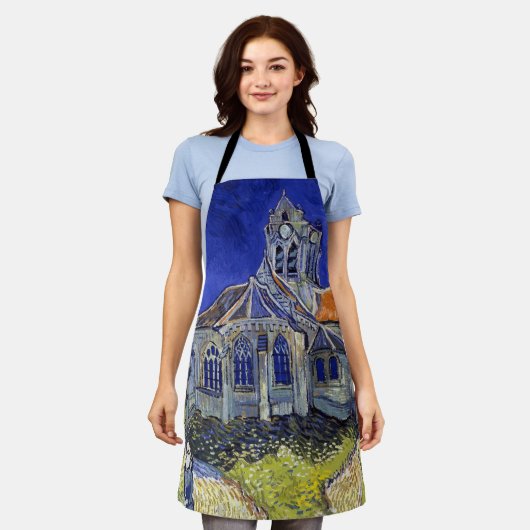 Tablier L'église d'Auvers, Van Gogh (Porté)