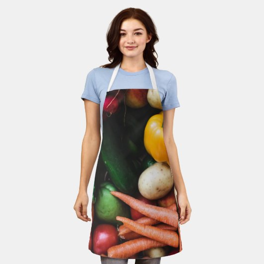 Tablier Légumes sains (Porté)
