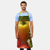 Tablier Légumes Tomates Meilleur Cuisinier Jamais Ajouter (Porté)