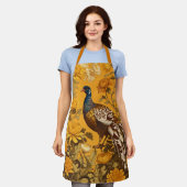 Tablier L'Élégant faisan William Morris Inspiré (Porté)