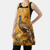 Tablier L'Élégant faisan William Morris Inspiré (Insitu)