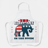 Tablier L'éléphant dans la chambre (Recto)