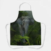 Tablier L'éléphant dans la jungle (Recto)