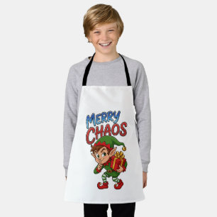 Tablier L'elfe de Noël Merry Chaos