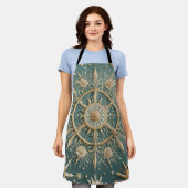 Tablier L'Embrace d'or d'hiver : une Serenade de flocon de (Porté)