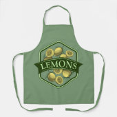 Tablier LEMON Apron - Personnalisable (Recto)