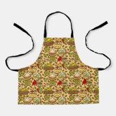 Tablier Lemon & Lime Twitter pattern apron (Recto)