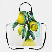 Tablier Lemon Tree Squeeze the Day Custom Text (Recto)