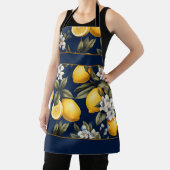 Tablier Lemons et fleurs méditerranéens de la Marine (Insitu)