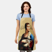 Tablier Léonard de Vinci Lady avec Ermine (Porté)