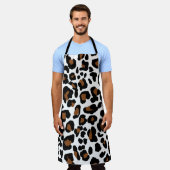 Tablier Leopard Big Cat Fur Motif Imprimer (Porté)