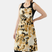 Tablier Leopard Chic : Elégance Motif Vintage. (Insitu)