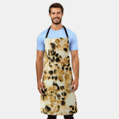 Tablier Leopard Chic : Elégance Motif Vintage. (Porté)