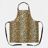 Tablier Léopard de Parties scintillant noire en or (Recto)