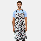 Tablier Léopard ou jaguar sans couture motif, texturé fash (Porté)