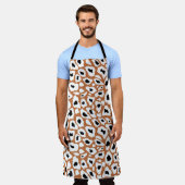 Tablier Leopard pattern, african animal print design (Porté)