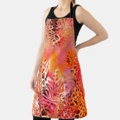 Tablier léopard peau motif léopard, abstrait, anima (Insitu)