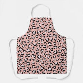 Tablier Léopard Print, Léopard Spots, Rose Léopard (Recto)