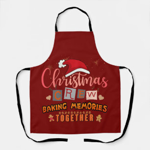 Tablier L'équipage de Noël cuire des souvenirs ensemble