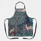 Tablier Les animaux dans la forêt, William Morris (Recto)