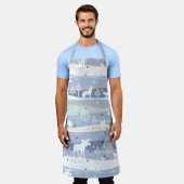 Tablier Les animaux des Wonderland d'hiver (Porté)