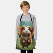 Tablier "Les batteuses : Le Cochon De Guinée prend son env (Porté)