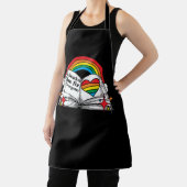 Tablier Les bibliothèques sont pour tout le monde Rainbow  (Insitu)