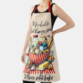 Tablier Les Bonnes Choses Personnalisées Viennent À Ceux Q (Insitu)