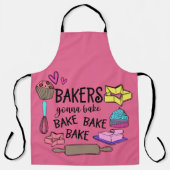 Tablier Les boulangers vont cuire  (Recto)