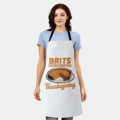 Tablier Les Brits savent comment manger sur Thanksgiving T (Porté)