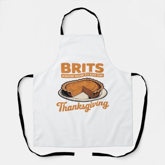 Tablier Les Brits savent comment manger sur Thanksgiving T (Recto)