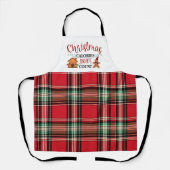 Tablier Les calories de Noël amusantes ne comptent pas (Recto)