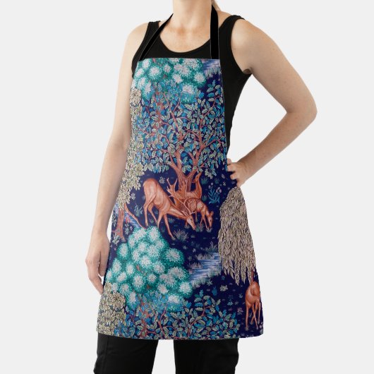 Tablier Les cerfs dans la forêt, William Morris (Insitu)