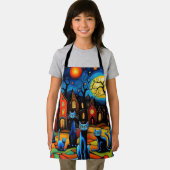 Tablier Les chats regardant (Insitu)