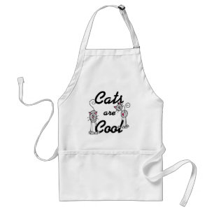 Tablier Les chats sont cool Tshirts et cadeaux
